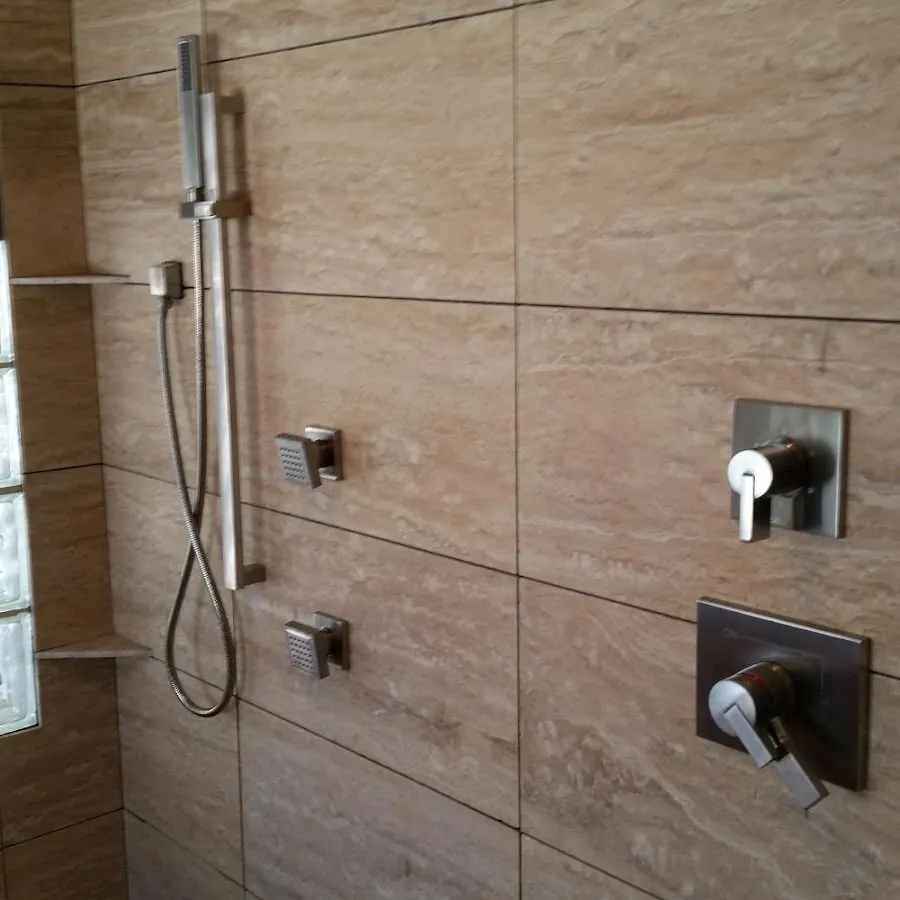 Shower fixture installation for Water Heater Replacement in Providence